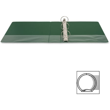 Business Source Basic Roundring Binder, Green BSN28558