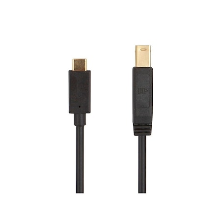 Monoprice Select USB 3.0 Type-C to Type-B Cable_ 6ft_ Black 38614