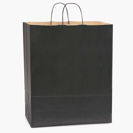 Nashville Wraps Black Recycled Kraft Bags, Queen 16x6x19.25", 100PK HQTBK