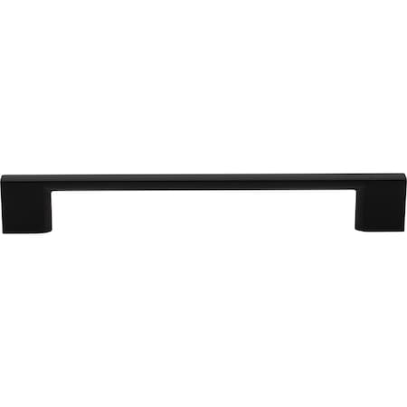Designperfect 6-5/16'' Center-to-Center Square Cabinet Pull, Matte/Flat Black, 10PK DPA10S795BLK