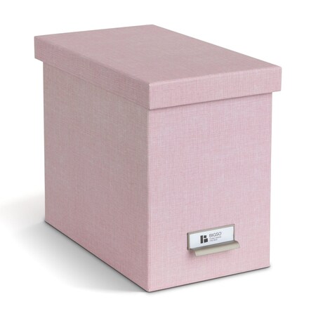 Bigso John Desktop Filebox File Box, Melange Pink, 2PK 954189344