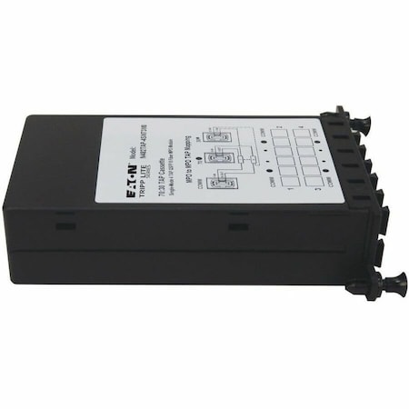 Eaton Tripp Lite Series Fiber TAP Cassette - Singlemode, 8-Fiber MPO to MPO, 4 Monitoring Ports, N482TAP-4SM73M8