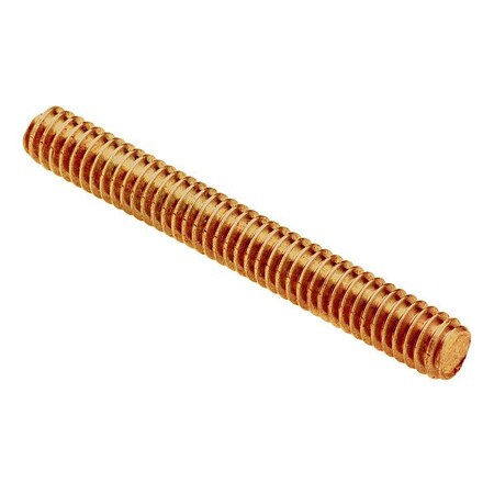 Zoro Select Fully Threaded Stud, Silicon Bronze STUD79803C32