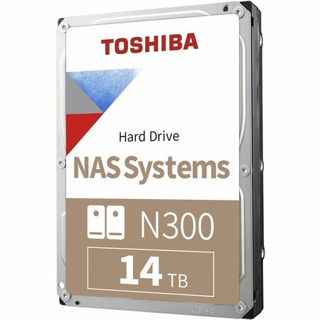 Toshiba 14TB N300 7200 RPM SATA III 3.5IN INTERNAL NAS HDD HDWG51EXZSTA