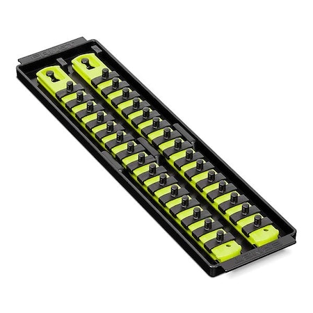 Ernst Manufacturing Socket Organizer, Yellow, 3 5/8" D 8467HV