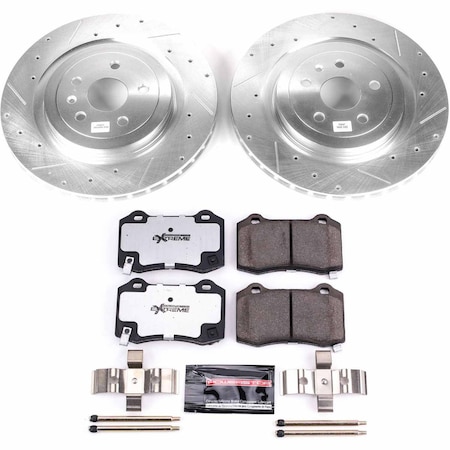 Powerstop REAR STREET WARRIOR BRAKE KIT K3019-26