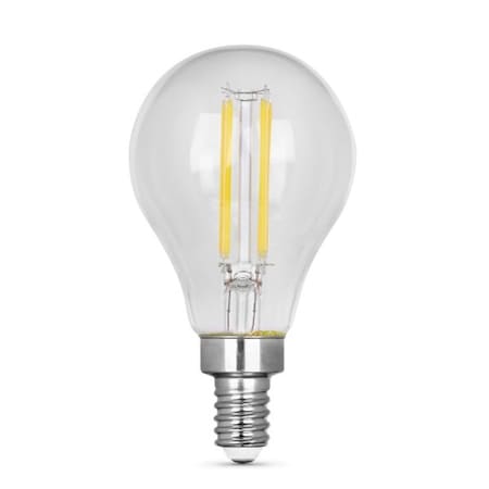 Feit Electric BPA1560C/827/LED/2 LED Lamp, General Purpose, A15 Lamp, 60 W Equivalent, E12 Lamp Base, Dimmable, Clear BPA1560C/927CAFIL