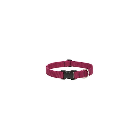 Lupine Eco Dog Collar, Adjustable, Berry, 1 x 16 to 28-In. 36953