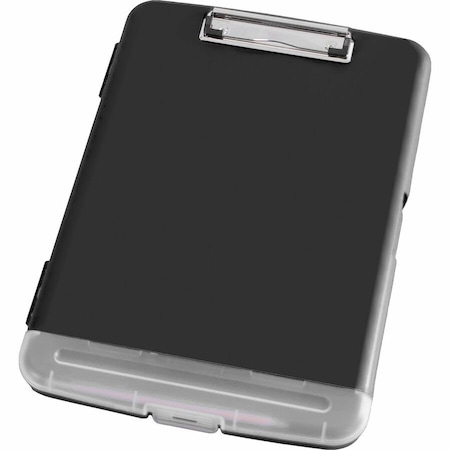 Business Source Storage Clipboard, 160 Sheet Capacity, Black BSN49271