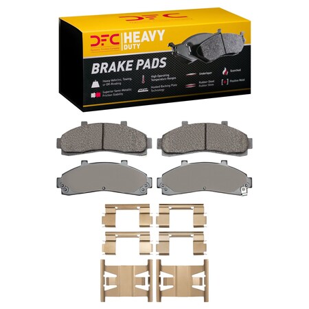 Dfc Heavy Duty Disc Brake Pad Set,  1214-0652-01