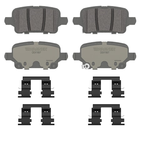 Wagner Brake OEX Rear Disc Brake Pad Set Premium Ceramic,  OEX1857