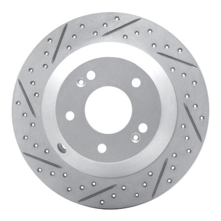 Dynamic Friction Co DFC Geoperformance Rotor - Drilled and Slotted 830-21029L