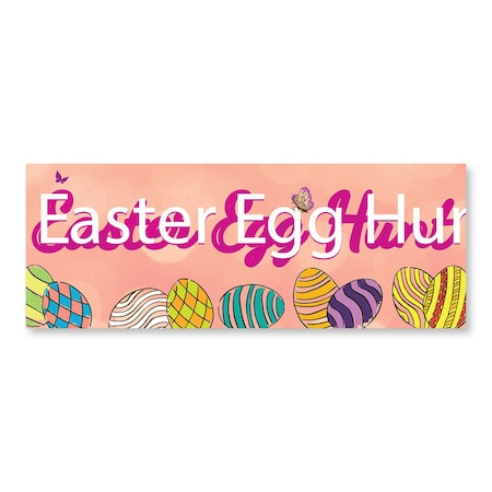 Signmission Easter Egg Hunt, 18 Inch, Decal D-48-30370