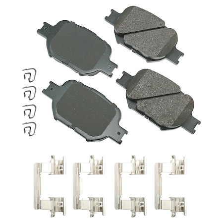 Akebono Proact Disk Pad, Act817B ACT817B