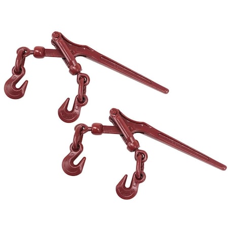 Mytee Products Lever Binder 3/8 in-1/2 in fits 38 & 12 Chain G70 Snap Binders 9200 WLL, 2PK CBLS38x2