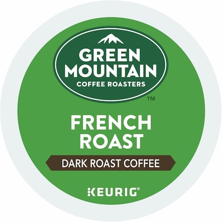Green Mountain Coffee Roasters K-Cup French Roast Coffee, Compatible with Keurig Brewer, Regular, Dark, K-Cup, 24PK 5000330108