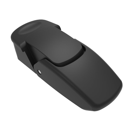 Southco Draw Latch, No Restriction, Small Size, Zinc Alloy, Powder Coat, Black V7-10-105-50