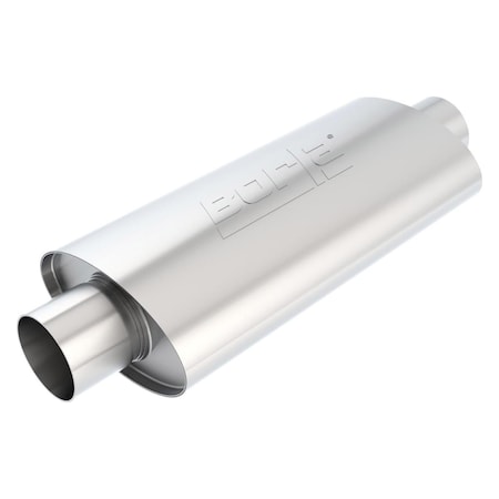 Borla 3 in. XR1 Stainless Steel Oval Multi Core Racing Exhaust Muffler BRL40575