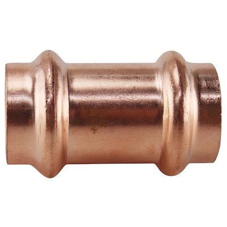 Apollo Coupling without Stop, 3/4 in, Press Fit, Copper, 300 psi Pressure XPRC34NS