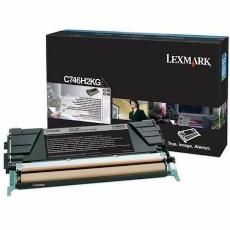 Lexmark High-Yield Toner, 12,000 Page-Yield, Black C746H2KG