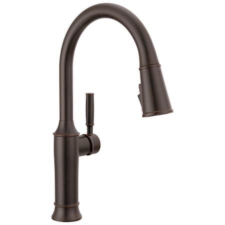 Delta Renaldi Single Handle Pull-Down Kitchen Faucet Venetian Bronze 9184-RB-DST
