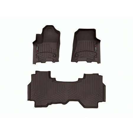 Weathertech Cocoa, Front and Rear Floorliners 4718771-4714284