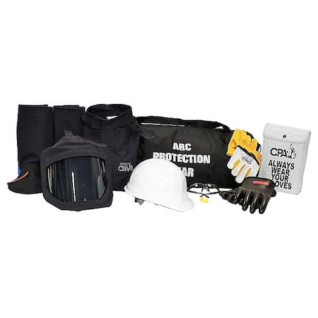 Chicago Protective Apparel Arc Flash Coat and Legging Kit, Navy, 2XL AG20-CL-2XL-9