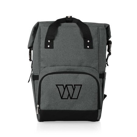 Picnic Time Family Of Brands NFL Washington Commanders - On The Go Roll-Top Backpack Cooler 616-00-105-374-2