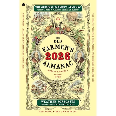 The Old Farmers Almanac The Old Farmer's Almanac Yankee Publishing 2025 Almanac Reference Book 1000