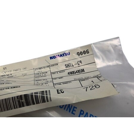 Komatsu ROCKER SHAFT AXLE, KOMATSU OEM 4905485M 4905485M