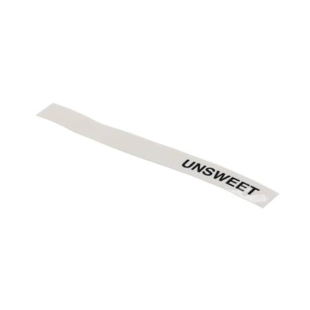 Bunn DECAL, UNSWEET, TCD 38589.0001