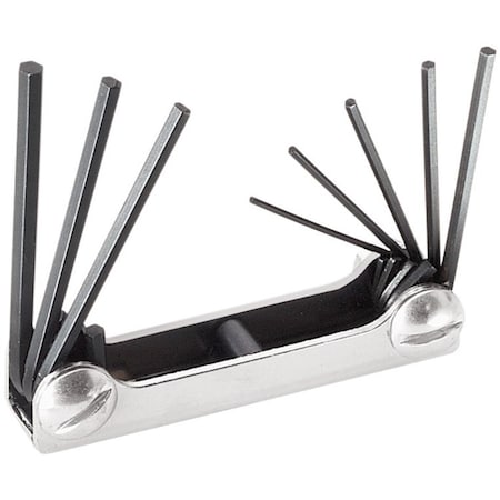 Klein Tools 8 Piece SAE Fold-Up Hex Key Set, 70581 70581