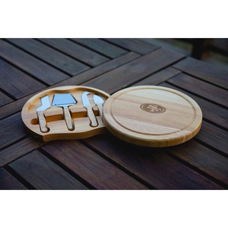 Picnic Time Family Of Brands NFL San Francisco 49ers - Circo Cheese Cutting Board & Tools Set 854-00-505-273-2