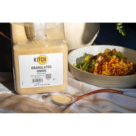 Kitch 24/7 Spices KITCH 24/7 Granulated Onion, 5 Pound 4406