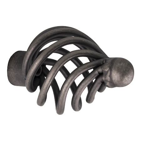 Brixwell Classics Traditional Kitchen Cabinet Knob 1-3/8 in Dia Weathered Nickel BXB02391WN
