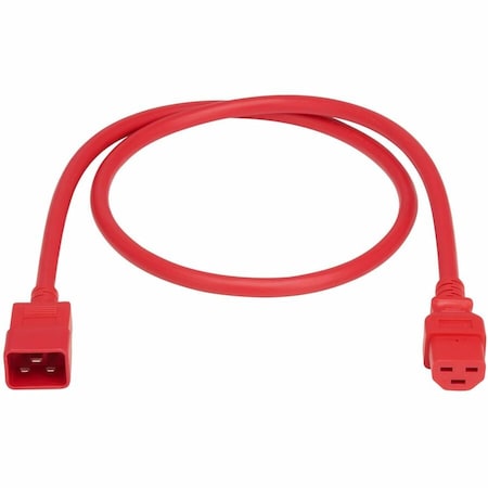 Eaton TRIPP LITE SERIES POWER CORD C20 TO C21 HEAVY-DUTY 20A 250V 12 AWG 4 FT. 1.2 M P035-004-ARD