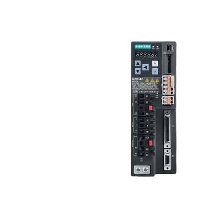 Siemens SINAMICS V90 Input voltage: 380-480 V 3 A -15%/+10% 1.5 A 45-66 Hz 6SL3210-5FE10-4UA0