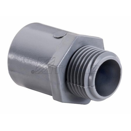 Topaz Male Adapter, PVC, 1/2" 1031
