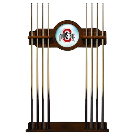 Holland Bar Stool Co Ohio State Cue Rack in Chardonnay Finish CueChrdOhioSt