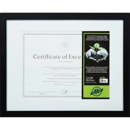 Burnes Home Accents DAX Wooden Frame, DAX, 14" x 11", Black Frame, 1 Each 1826S3T