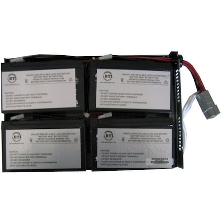 Battery Technology RBC23 REPLACEMENT UPS BATTERY APC SU1000RM2U SUA1000RM2U RBC23-SLA23-BTI