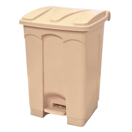 Quantum Storage Systems Step-On Contianer, 12 Gallon, Beige CSO-12BG