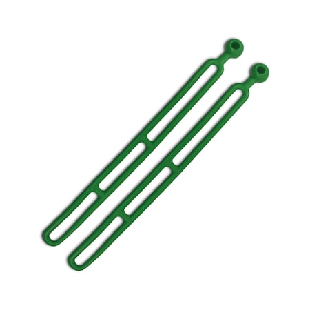 Rapid Tie Rapid Tie 16" Non Marring Adjustable Extendable Strap, Patented, Made in USA - 2 Pack BBRT01-GN