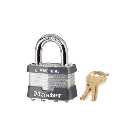 Master Lock Co Carded Padlock Steel 2in W 1in SH 5DCOM