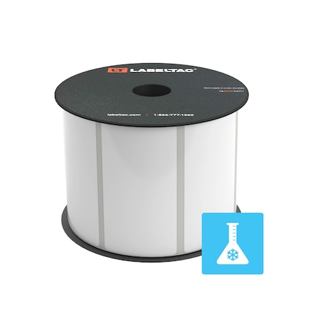 Labeltac LabelTac 4 and Pro Model Die-cut Cryogenic Laboratory Supply, 3.5in x 1.5in, 750 Labels/Roll LT3515CG-750