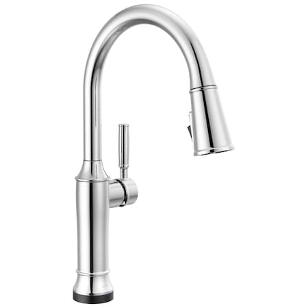 Delta Renaldi Touch2O Kitchen Faucet with Touchless Technology Lumicoat Chrome 9184TL-PR-DST