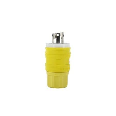 Leviton Industrial Grade Wetguard Plug 15/10 Amp, 125/250 Volt 24W07