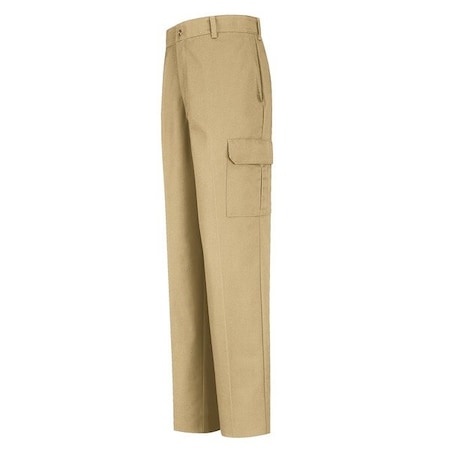 Red Kap MNS KHAKI CARGO PANT W/SNAPS MITERS PT88KH 32 37U