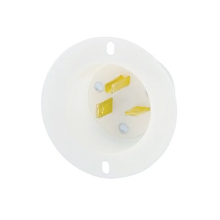 Leviton Industrial Grade Flanged Inlet 20 Amp, 250 Volt 5478-C