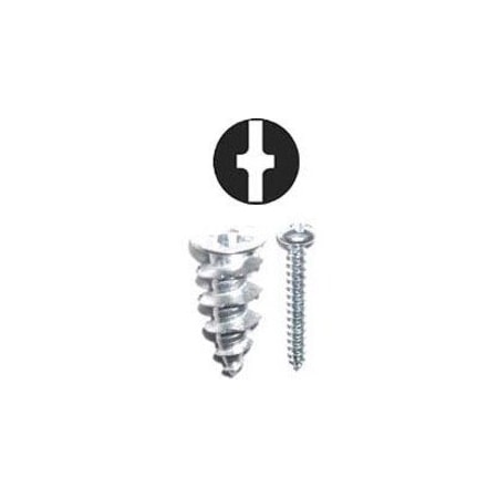 Dottie Screw Anchor, 1" L, Zamac Alloy WDK6